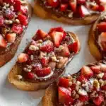 Strawberry Dessert Bruschetta Recipe