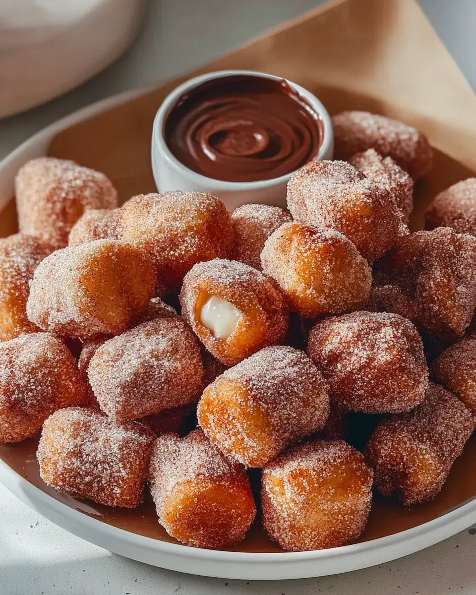 Sweet Air Fryer Churro Bites