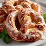 Syye Zimt Zucker Brezeln Mit Frischkyse Glasur