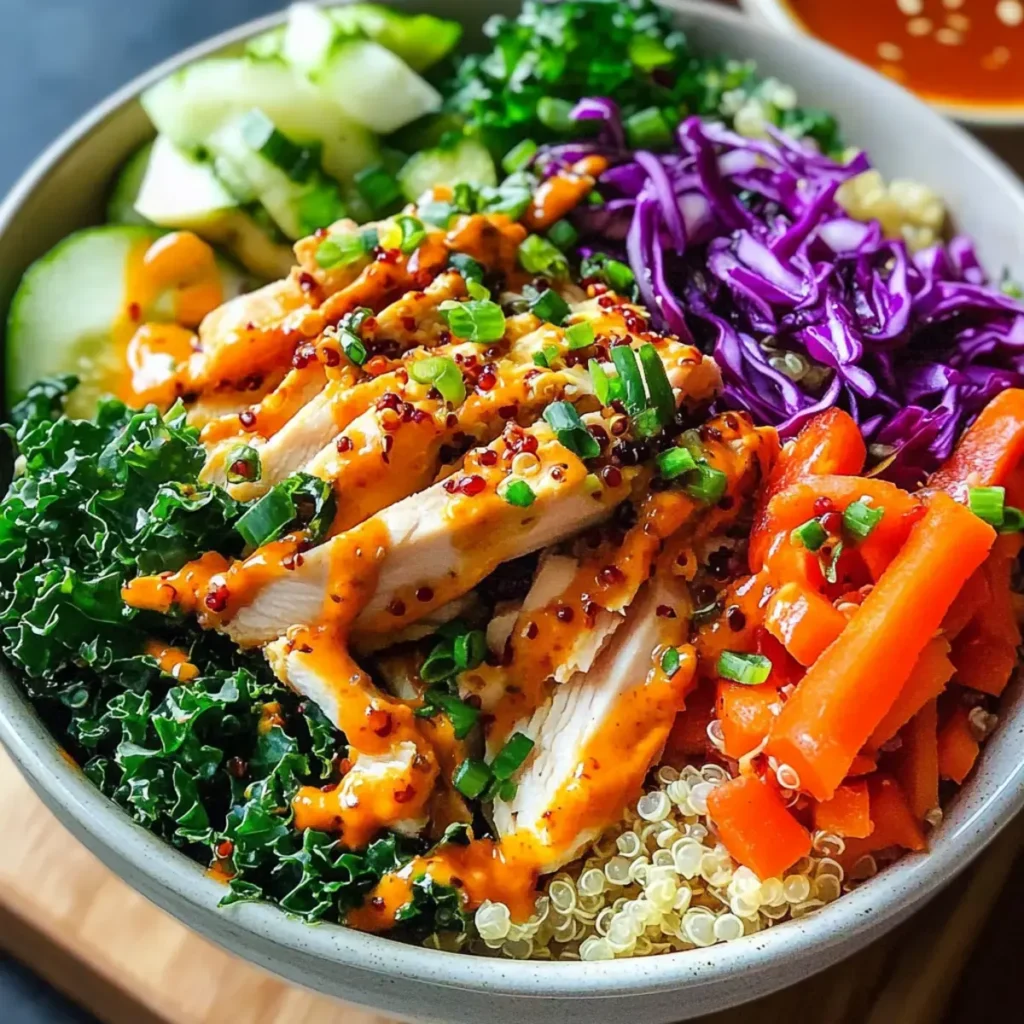 Thailändische Süßscharfe Chili-Hähnchen-Buddha-Schalen – Ein köstliches Rezept