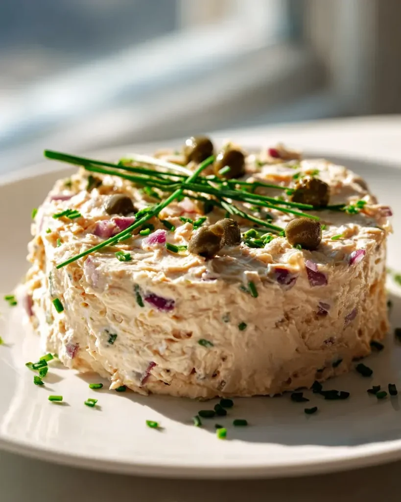 Cremiger Thunfisch Frischkäse Aufstrich: Kapern & Zwiebeln