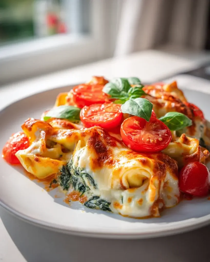 Tortellini Auflauf: Tomate, Mozzarella – Cremig & Lecker! – Snackerra