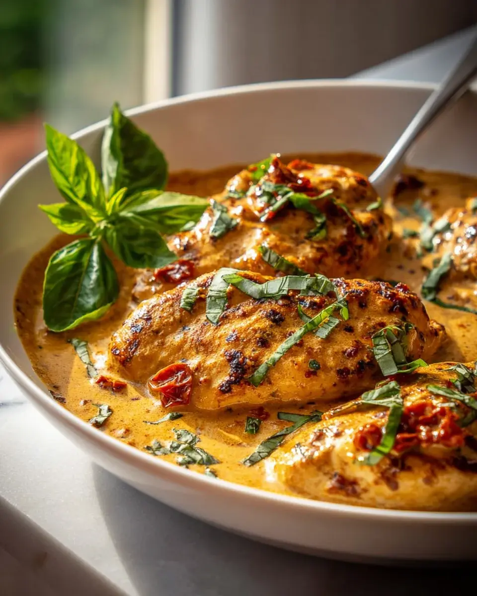 Toskanisches Sahne Hyhnchen