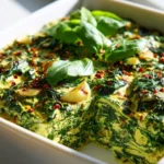 Veganer Spinat Auflauf Mit Cashewcreme