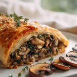 Vegetarian Mushroom Wellington Christmas Dinner