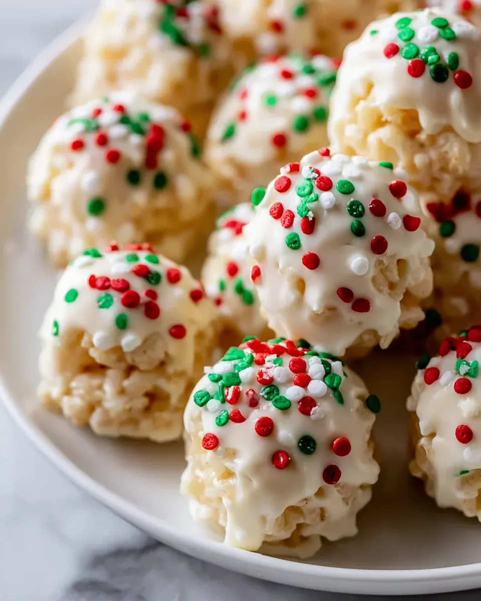 White Chocolate Rice Krispie Balls 2