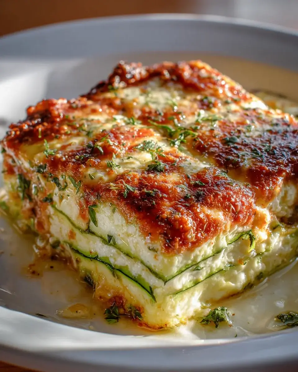 Zucchini Cottage Cheese Bake