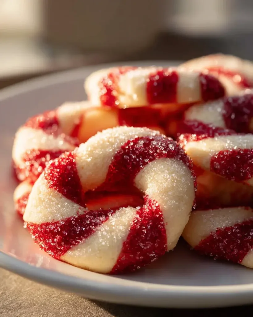 Festliche Zuckerstangen Kekse: Unwiderstehlich zarte Leckerei!
