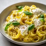 cremige burrata pasta