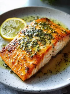 15-Minuten Airfryer Lachsfilet mit Zitronenbutter