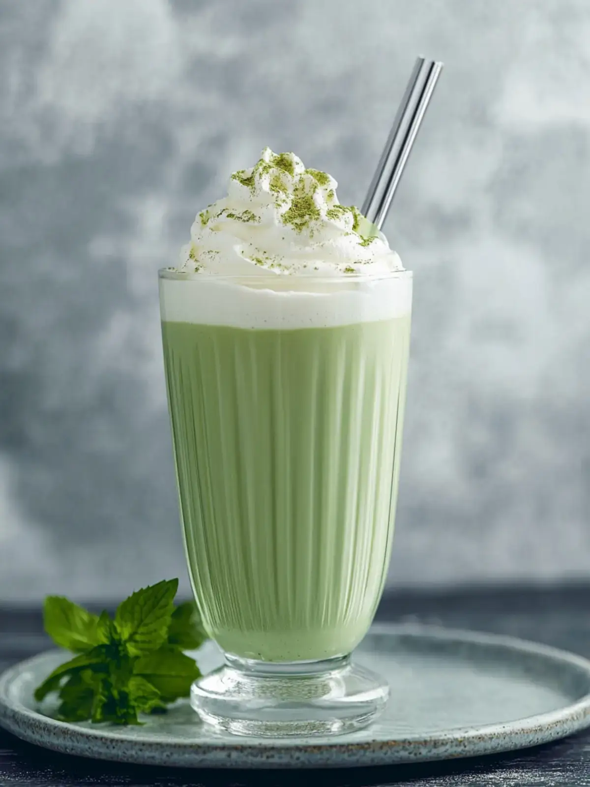 3-Zutaten Matcha Milchshake