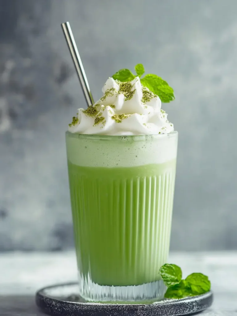 3-Zutaten Matcha Milchshake