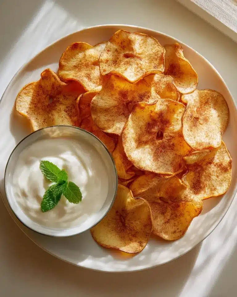 Air Fryer Apfel-Zimt Chips Rezept