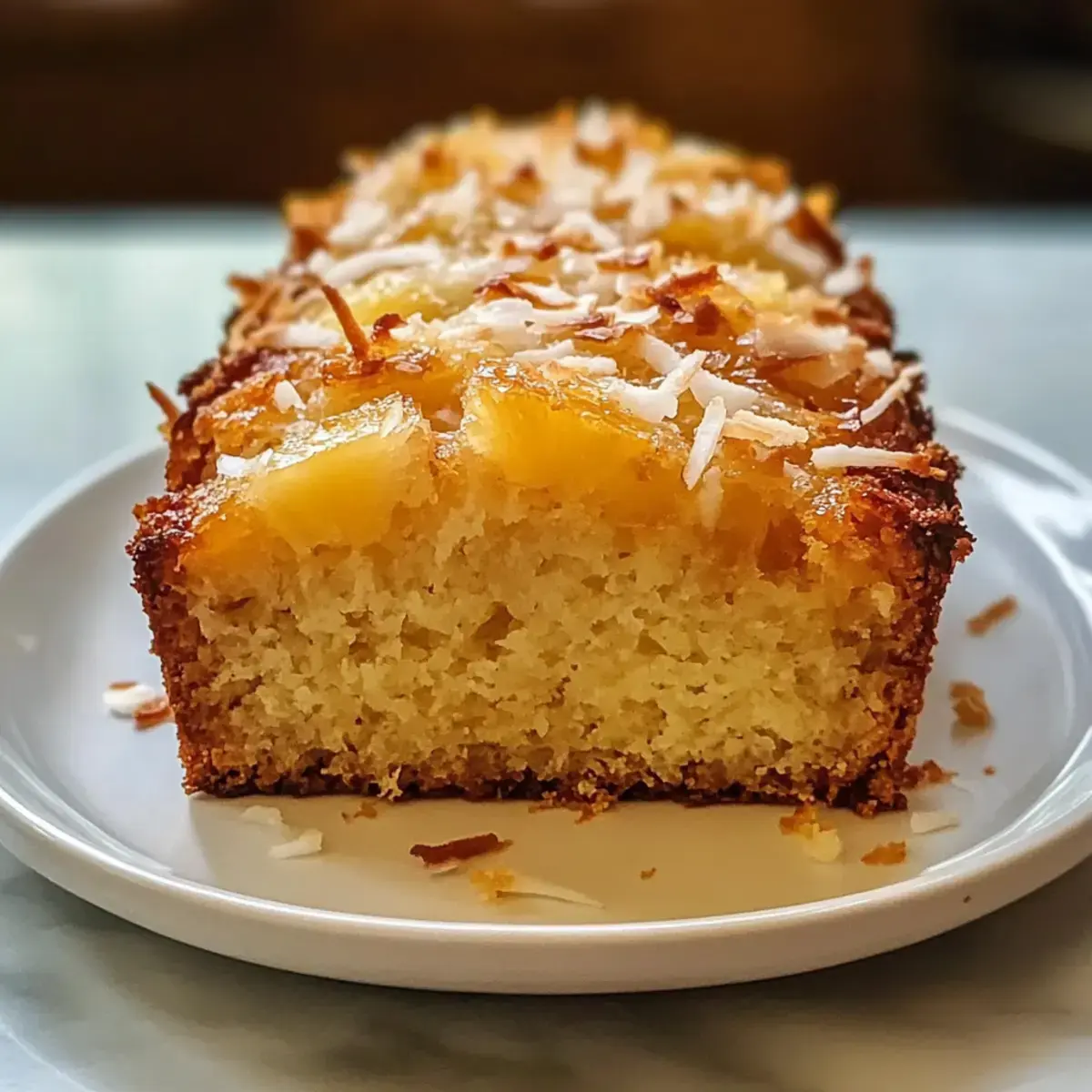 Ananas Kokosnuss Brot