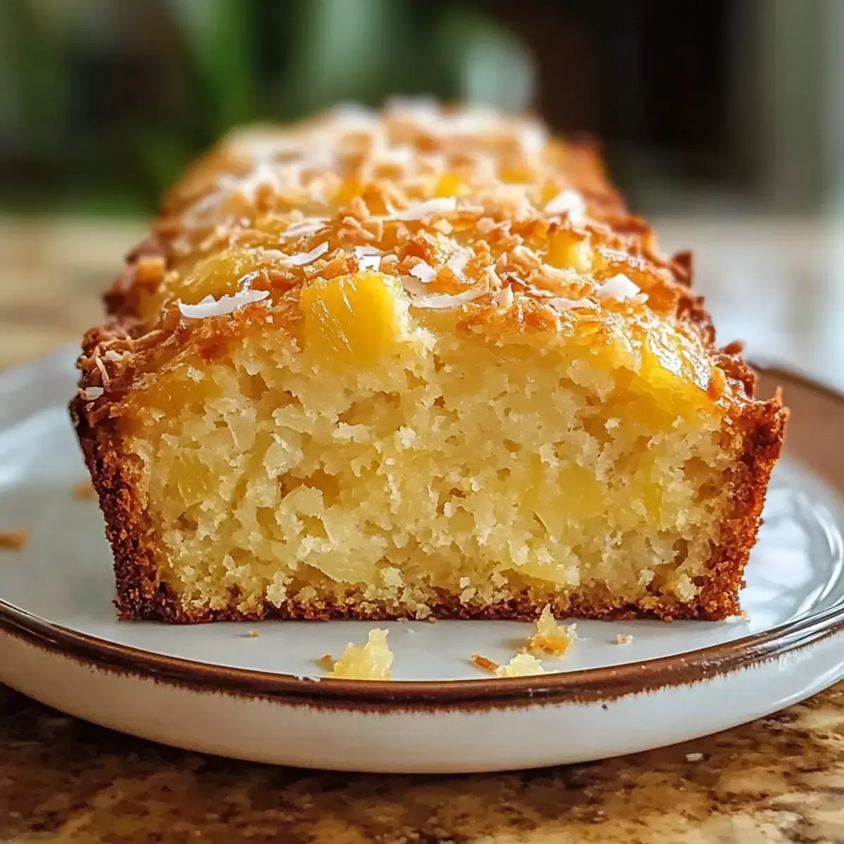 Ananas Kokosnuss Brot