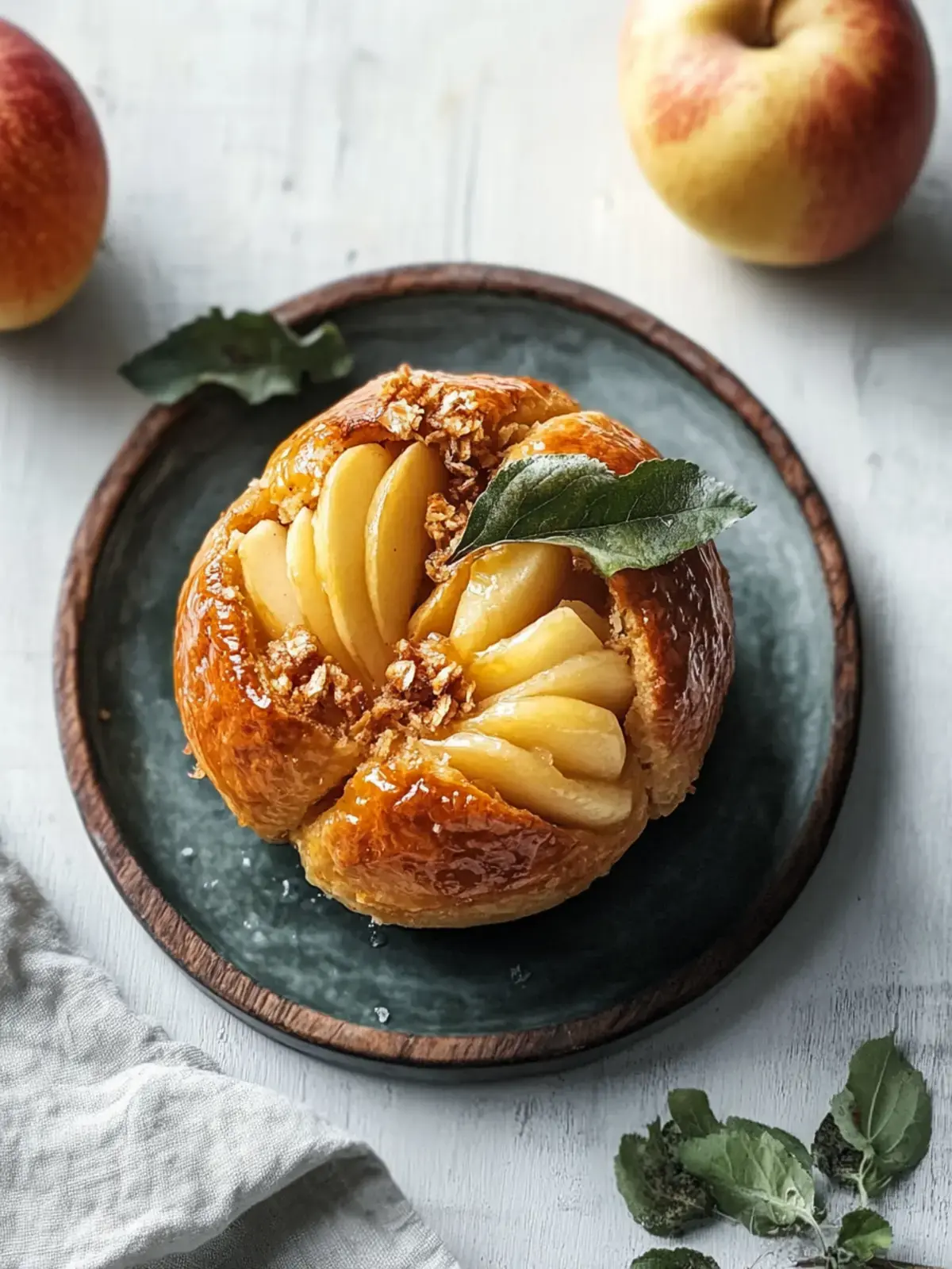 Apfel Crisp gefüllte gebackene Äpfel