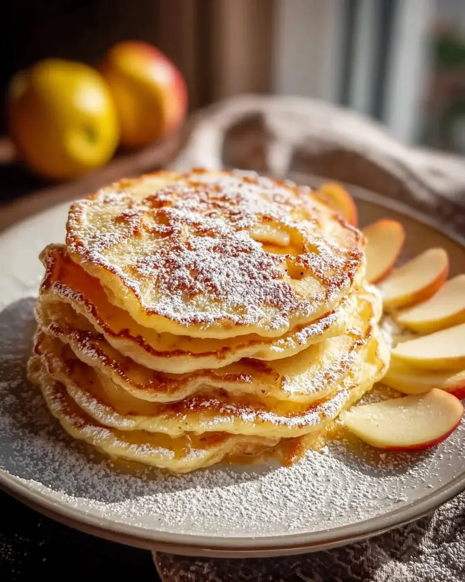 Apfel Joghurt Pfannkuchen Rezept