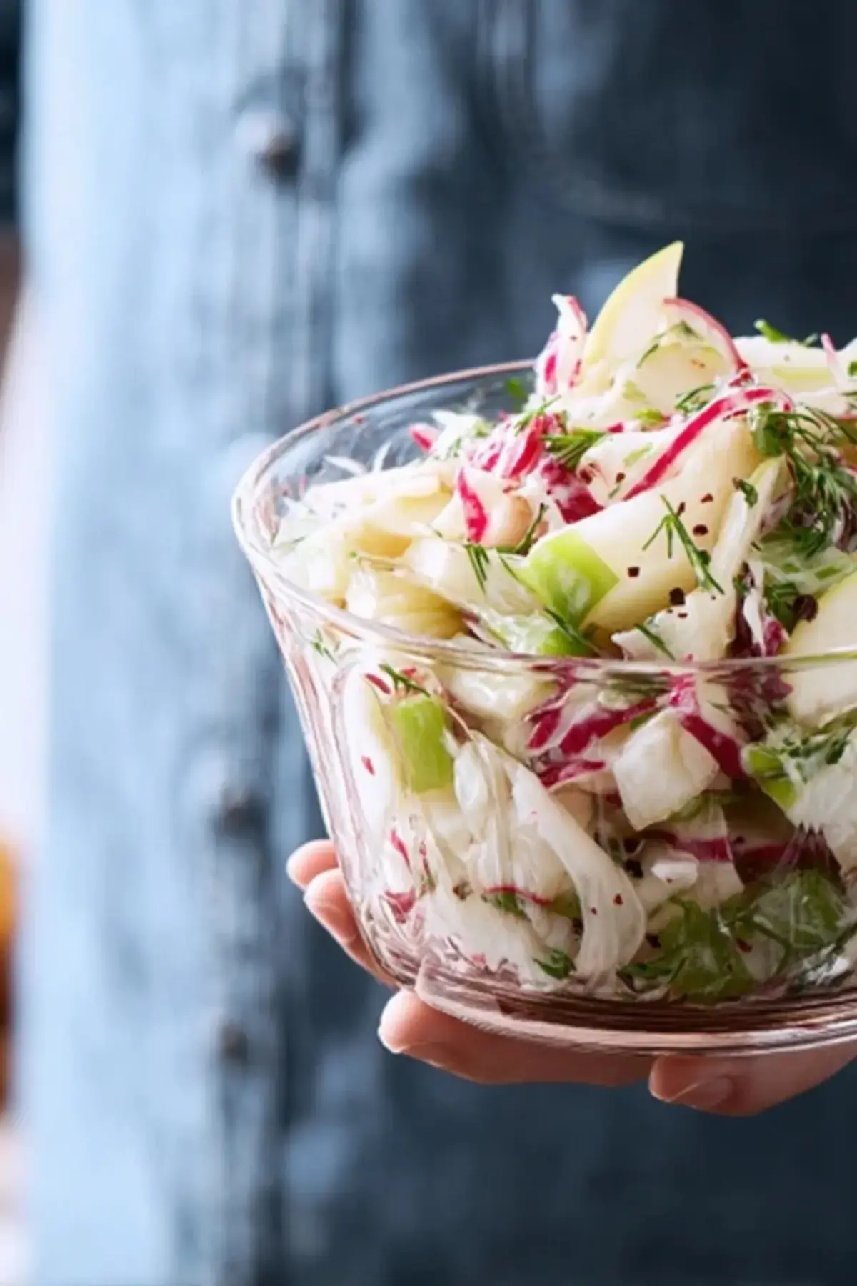 Apfel Radieschen Salat