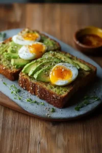 Avocado Brot mit Ei