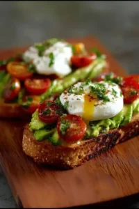 Avocado Burrata Bruschetta