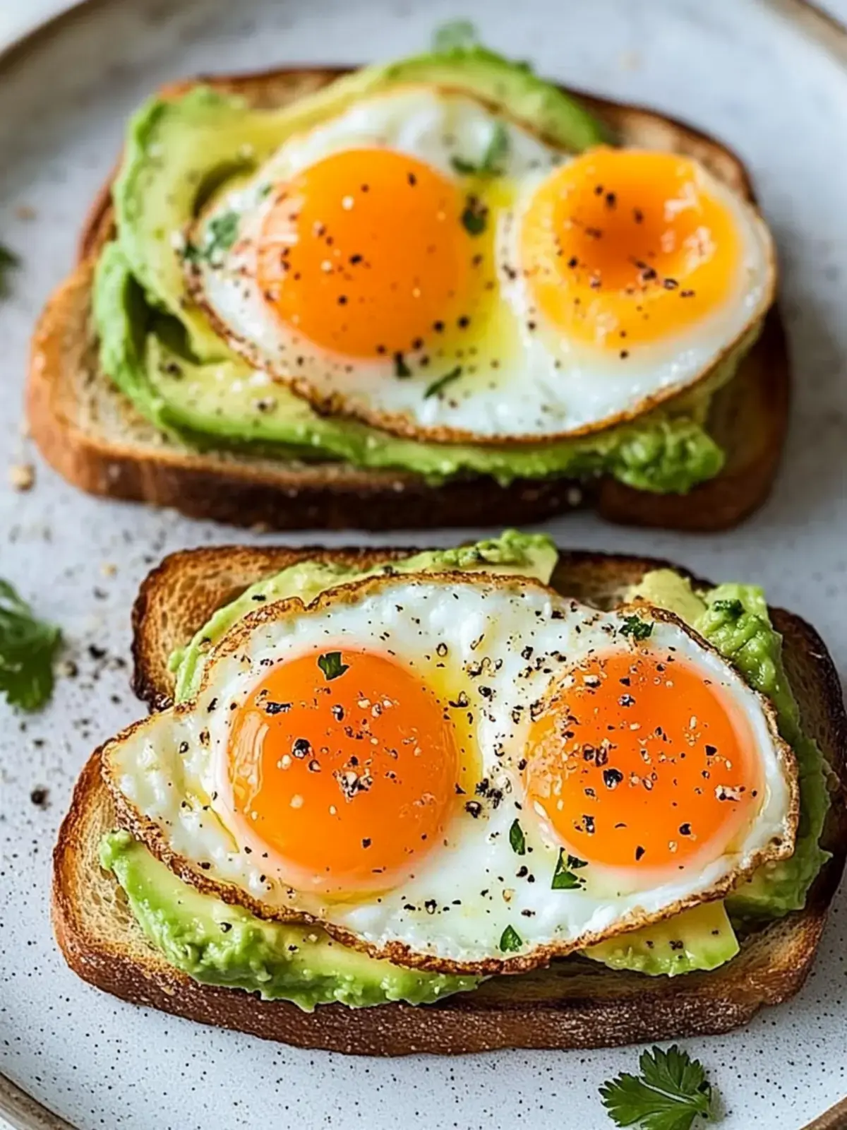 Avocado-Toast mit Ei