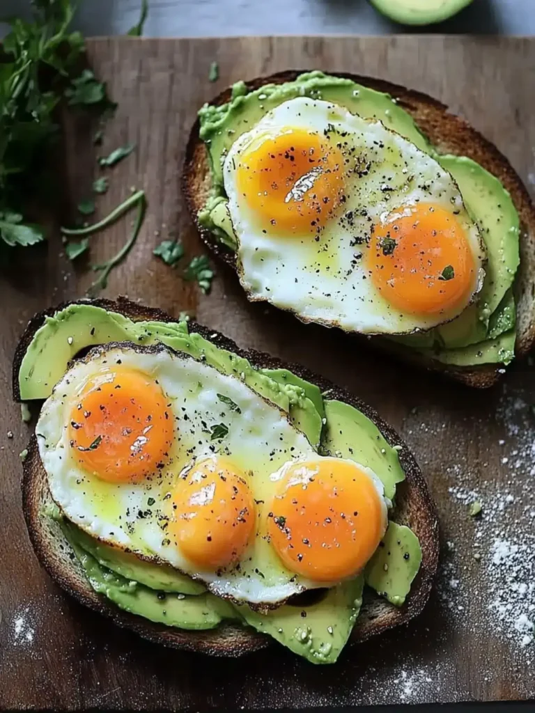 Avocado-Toast mit Ei