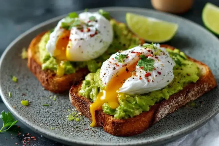 Avocado Toast mit pochiertem Ei