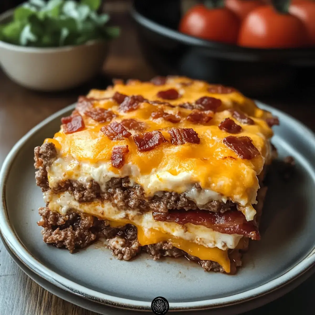 Bacon Cheeseburger Auflauf