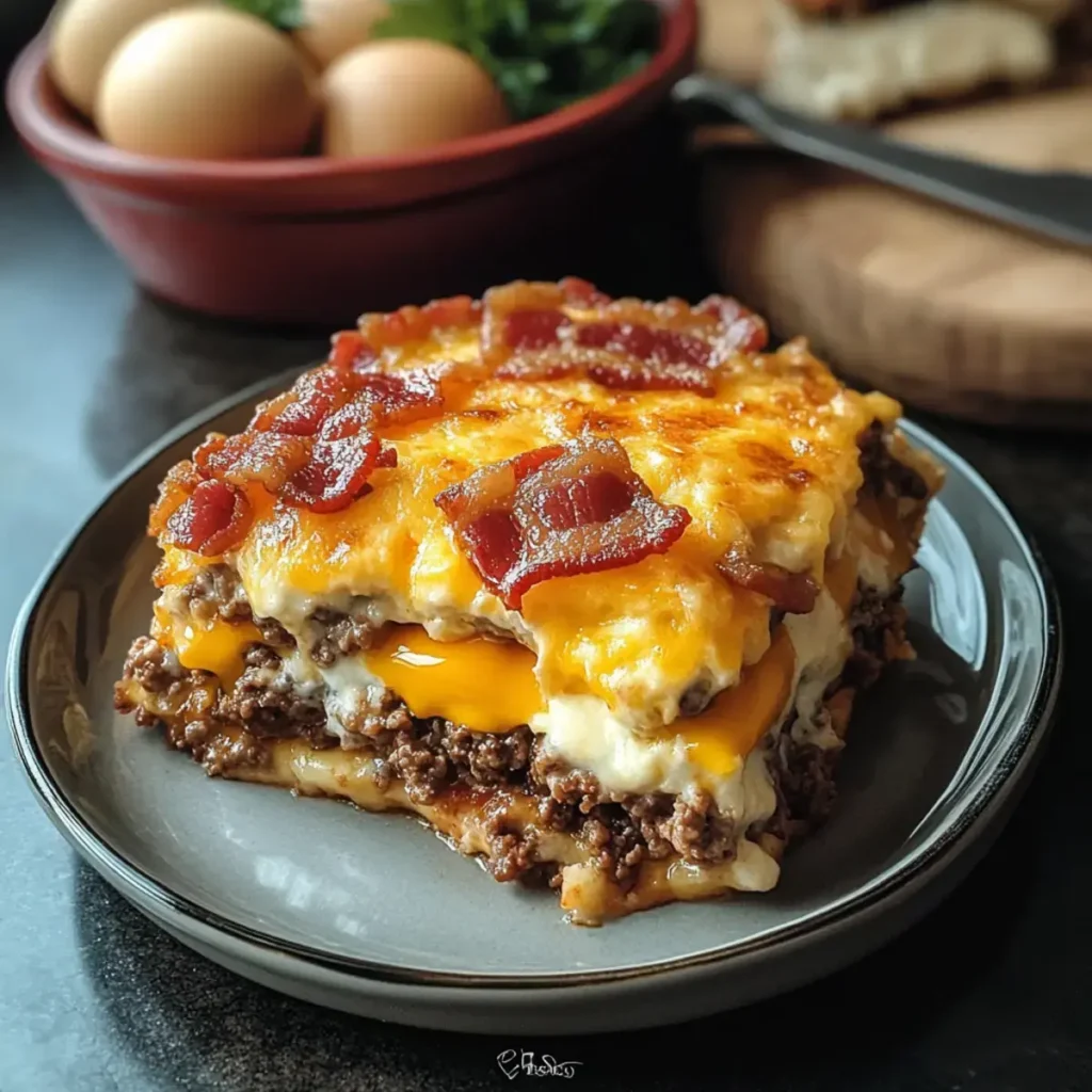 Bacon Cheeseburger Auflauf