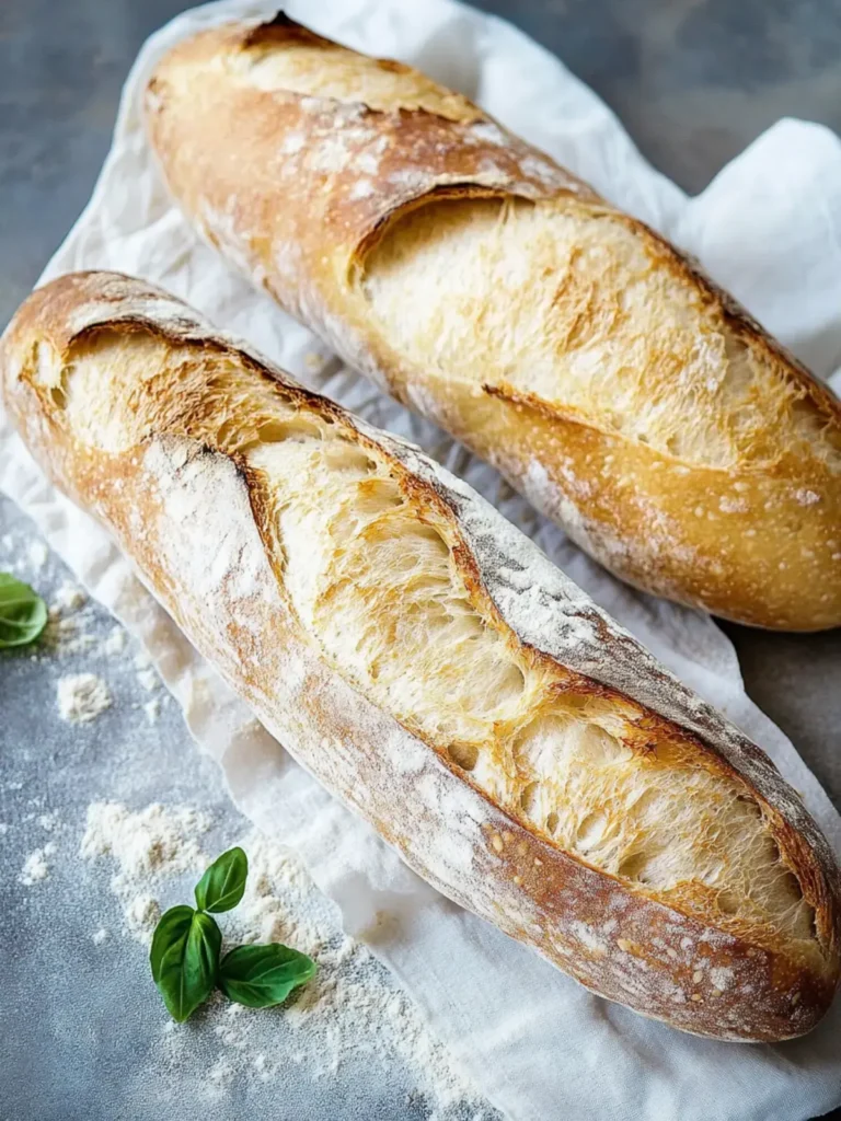 Baguette backen