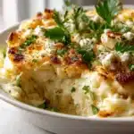 Baked Feta Mashed Potato Casserole