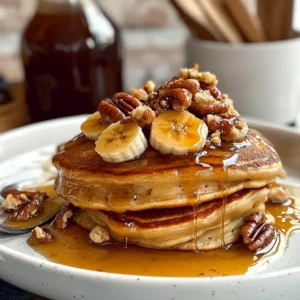 Bananen Foster Pfannkuchen