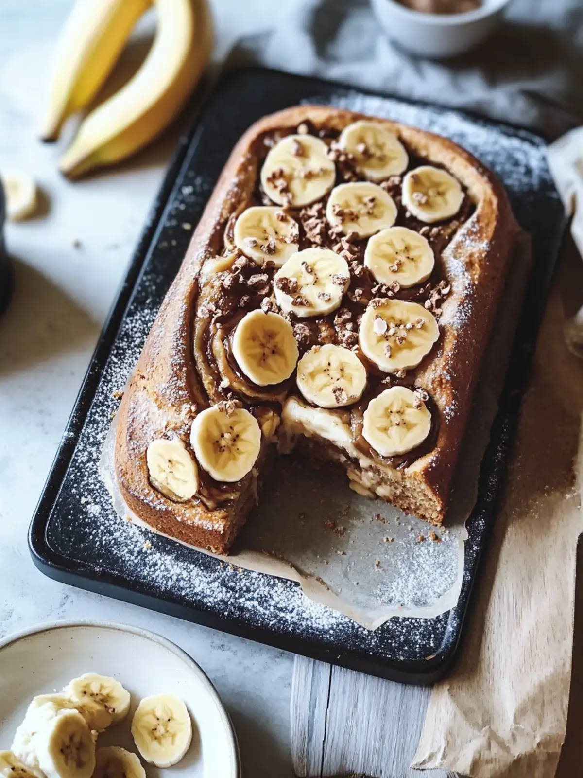 Bananenbrot Zimtrollen Rezept