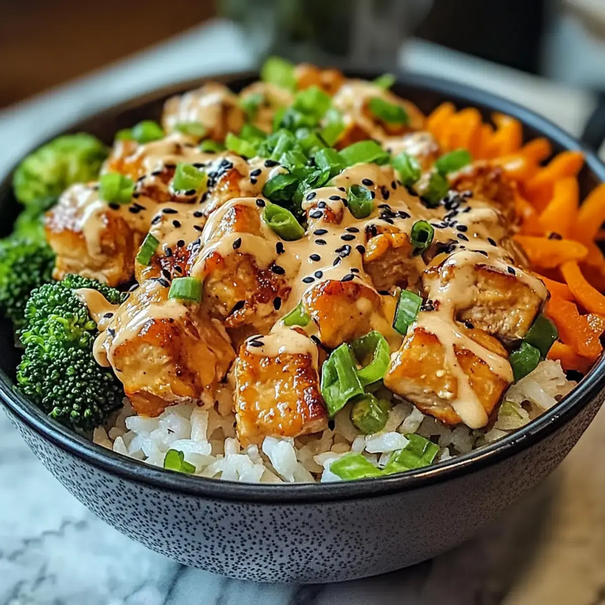 Bang Bang Hähnchen Schüssel