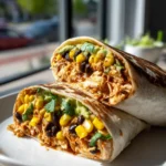 Bbq Hyhnchen Burritos Mais Bohnen