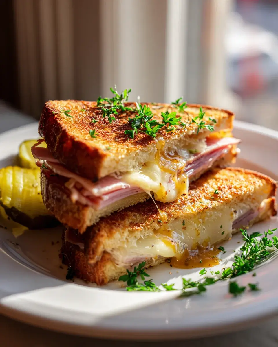 Beef Ham And Swiss Melt Sandwich