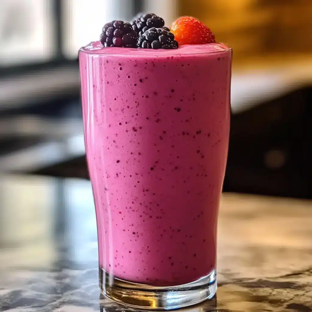Beerenprotein-Smoothie
