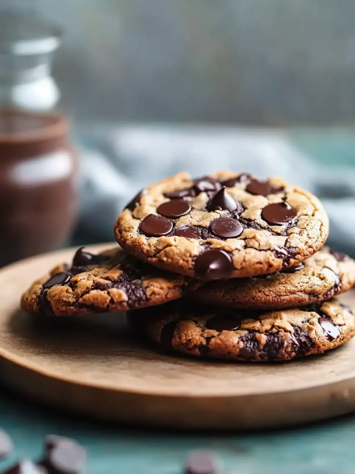 Beste Schokoladenkekse mit Brownie-Schicht