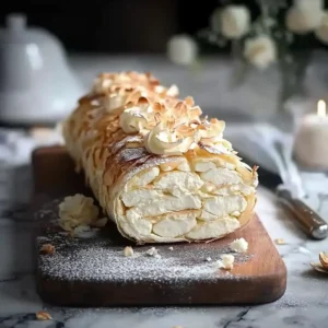 Bienenstich Biskuitrolle