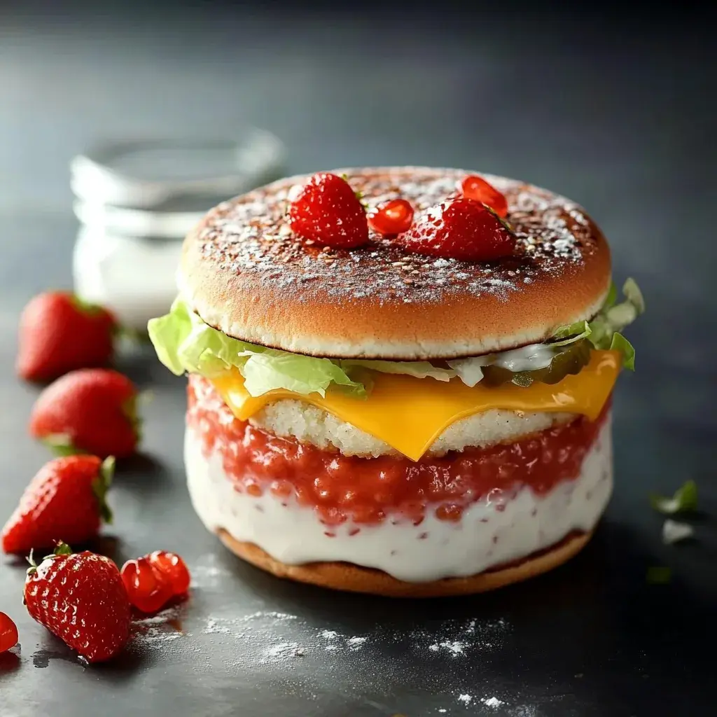 Big Mac Sandwich vom Kontaktgrill