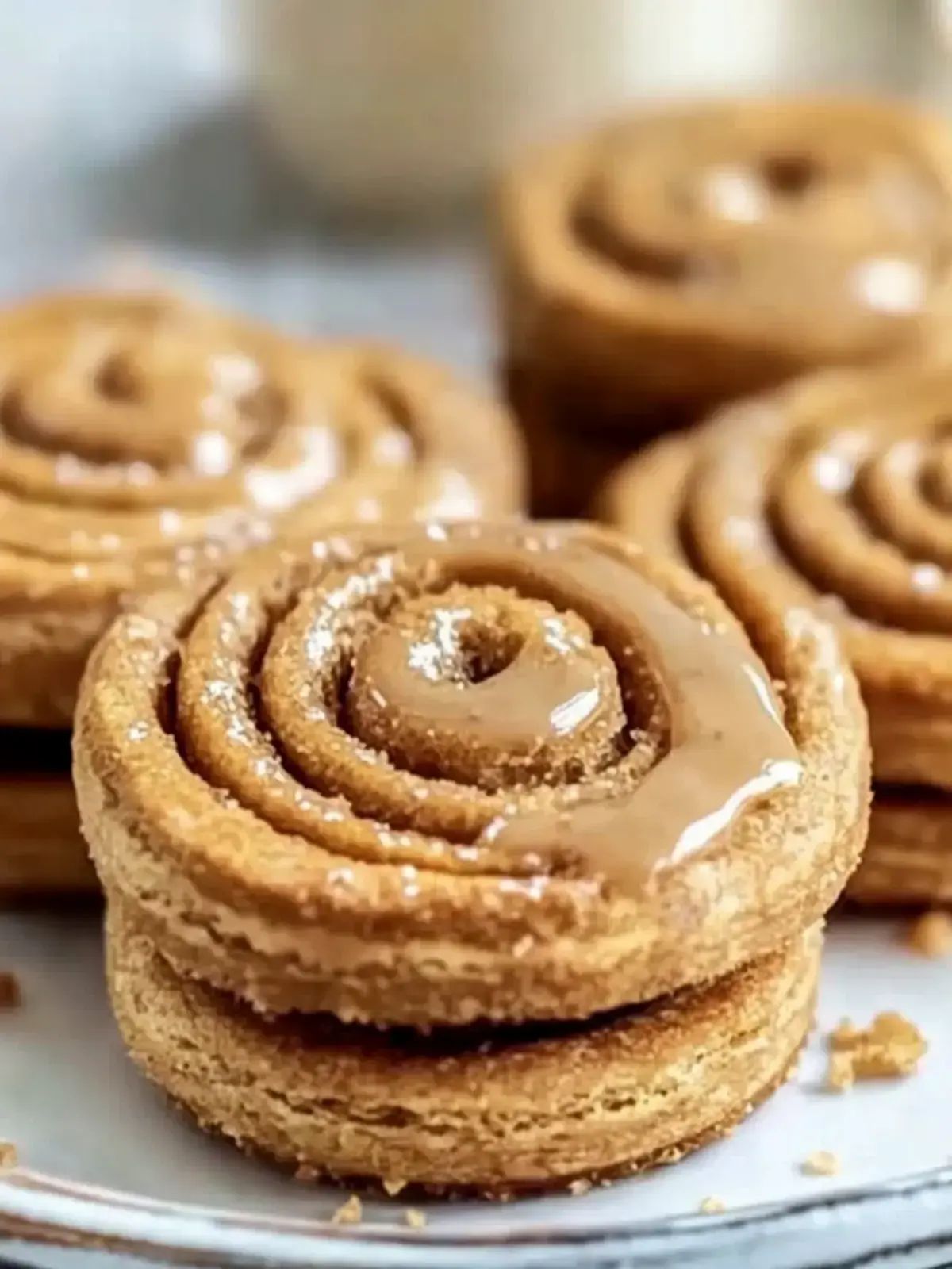 Biscoff Keksbutter Zimtschnecken