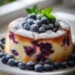 Blueberry Quark Yogurt Cakes