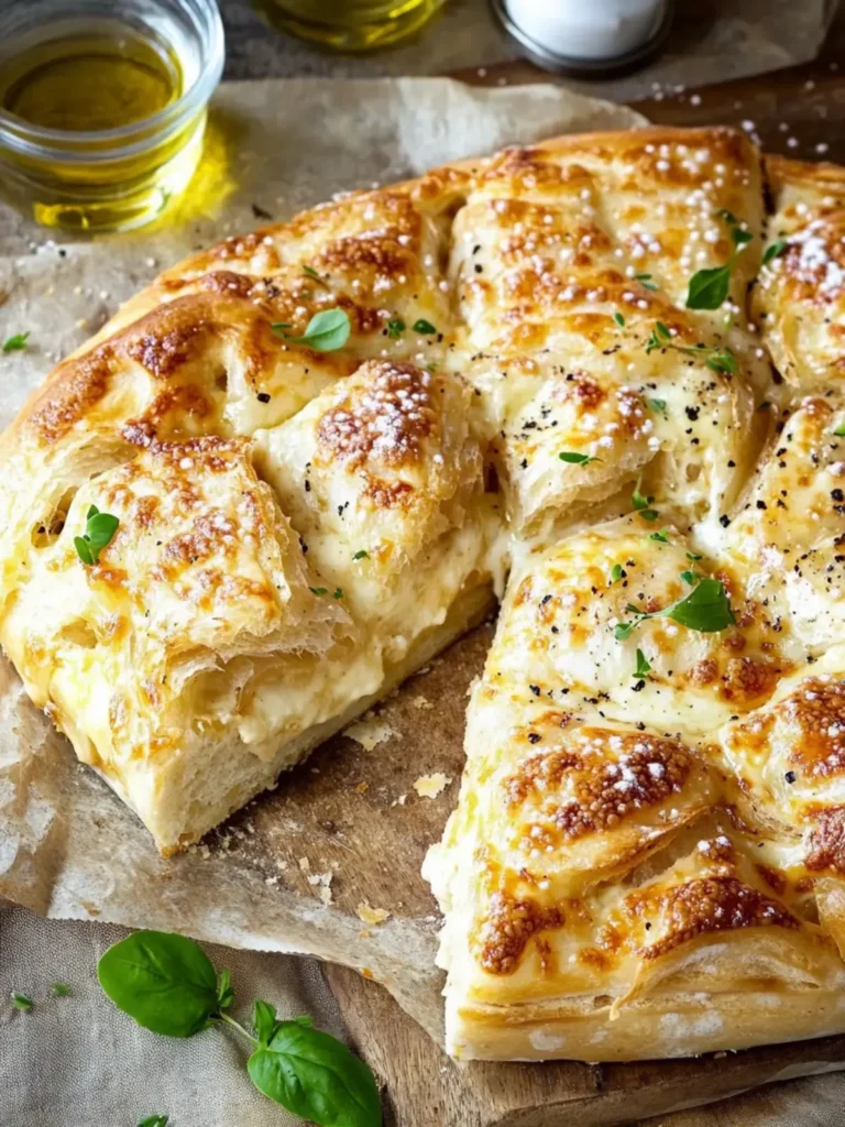 Blätterteig mit Schinken und Käse