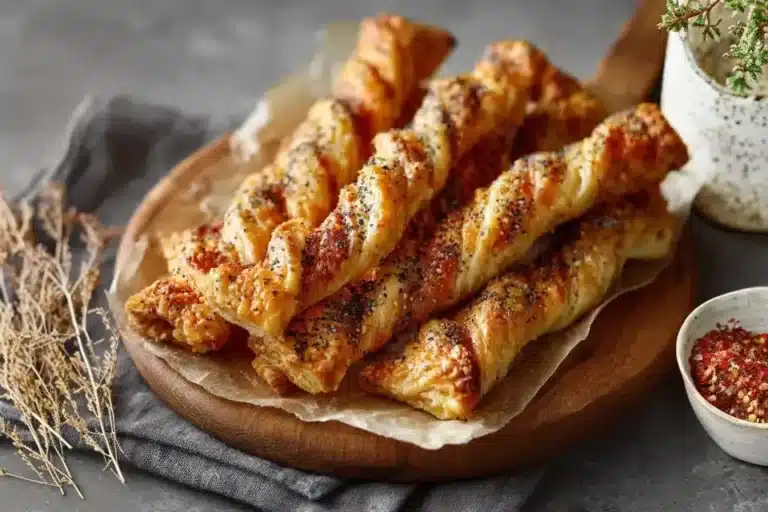 Blätterteigstangen herzhaft