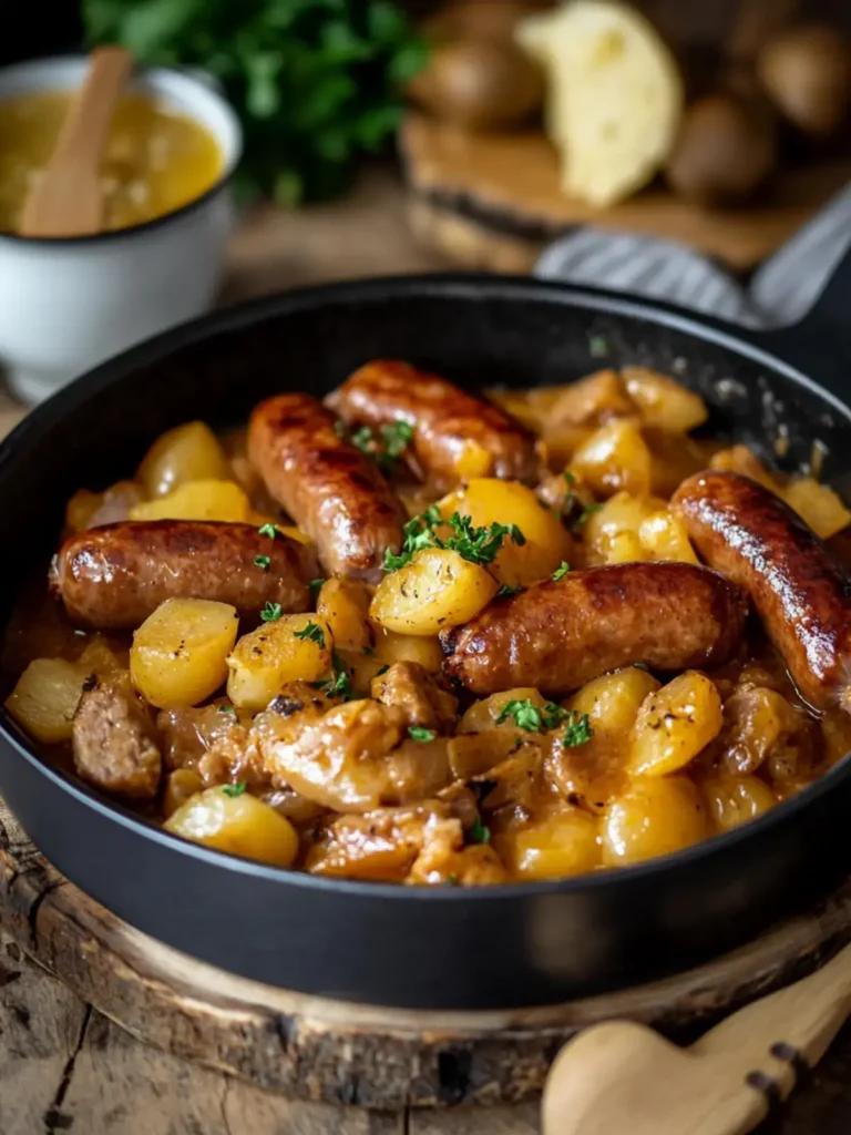Bratwurst-Kartoffel-Gulasch