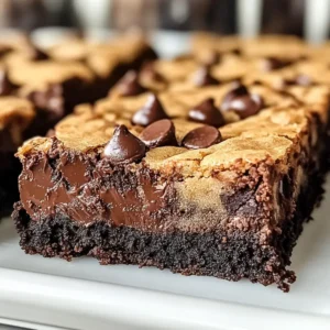 Braune Butter Brookies – Eine himmlische Fusion aus Keks und Brownie