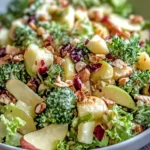 Brokkoli Apfel Crunch Salat