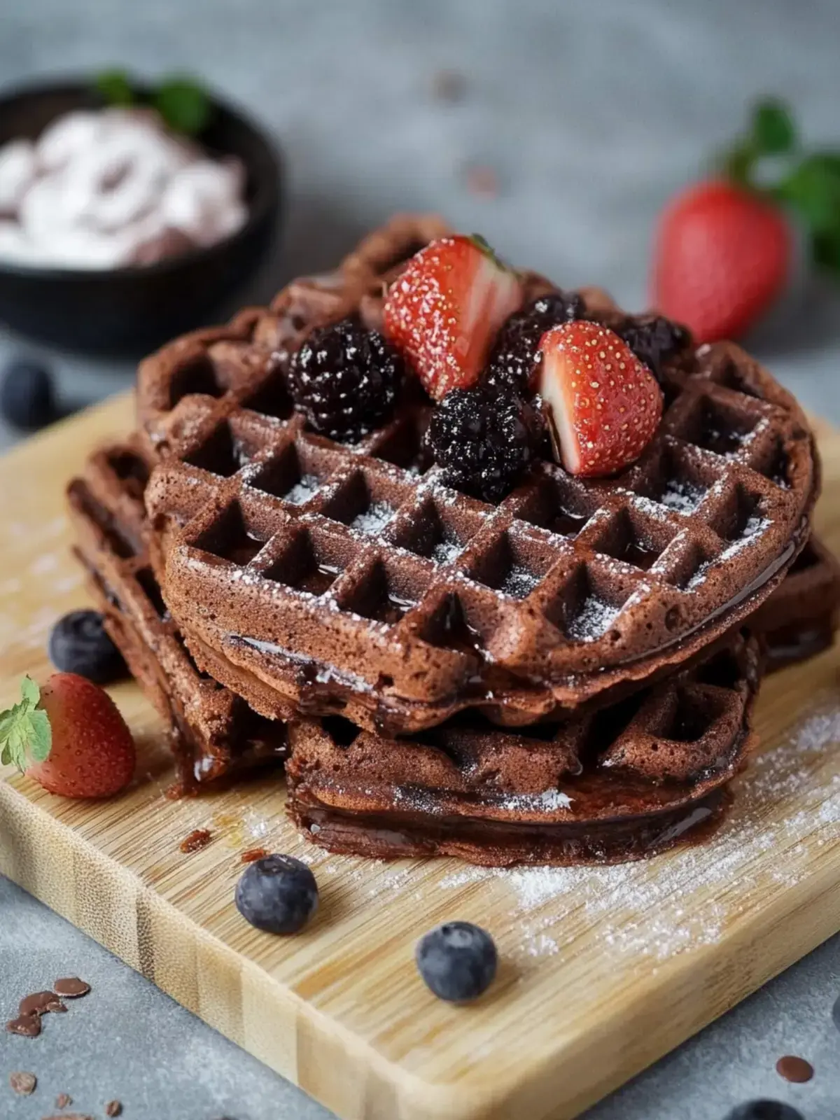 Brownie-Waffeln