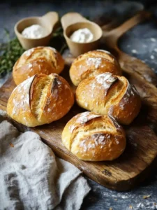Selbstgemachte Brötchen wie vom Bäcker
