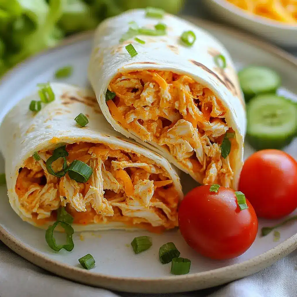 Buffalo Ranch Chicken Wraps